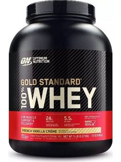 Optimum Nutrition Gold Standard 100% Whey French Vanilla Πρωτεΐνη Ορού Γάλακτος Γράμμωσης 2.27kg