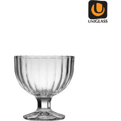 Σετ 6 γυάλινα μπώλ παγωτού 30cl 10x10 4cm σειρά FLAMENGO c210150