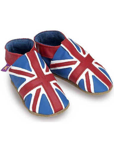Starchild - Παπουτσάκια bebe Union Jack blue