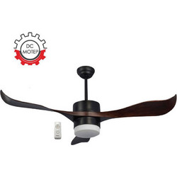 Primo PRCF-80437 Ανεμιστήρας Οροφής 140cm 35W με Φως & Τηλεχειριστήριο Καφέ