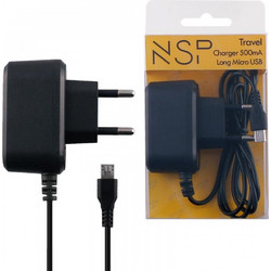 Travel NSP 1800/2000/2300/2500 Φορτιστής Ταξιδιού Micro USB 2.5W Black