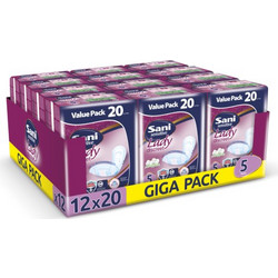 Sani Sensitive Lady No5 Super Σερβιέτες Ακράτειας 12x20τμχ