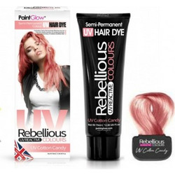 PaintGlow UV Rebellious Cotton Candy Ημιμόνιμη Βαφή Μαλλιών Χωρίς Αμμωνία 70ml