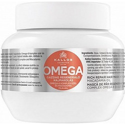 Kallos KJMN Omega Μάσκα Μαλλιών για Ψαλίδα για Ξηρά Μαλλιά 275ml
