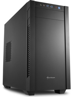 Sharkoon S1000 Black Micro Tower Κουτί Υπολογιστή