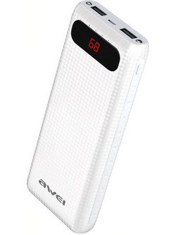 Awei P70K Light Power Bank 20000mAh White