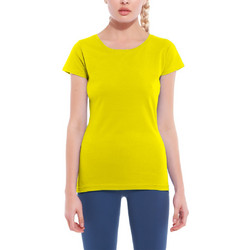 Bodymove Γυναικείο Αθλητικό T-Shirt Κίτρινο 814-7