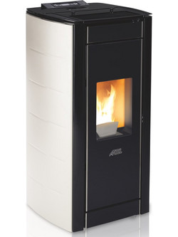 Artel 98 Elite Hermetic 10C 10 Kw White Σόμπα Pellet Αερόθερμη 10kW
