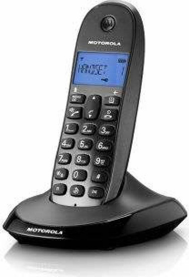 Ασύρματο τηλέφωνο Motorola C1201 Black