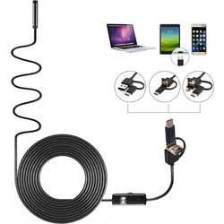 Αδιάβροχη Ενδοσκοπική Κάμερα OTG 5m για Android / Η/Υ - 3 in 1 (USB/mUsb/Type-C)