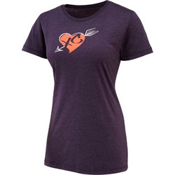 Saucony I Love Xc Graphic Γυναικείο Αθλητικό T-Shirt Μωβ SA81508/PVRH