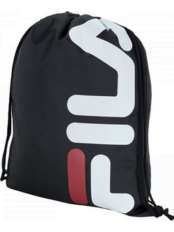 Fila Lettering Τσάντα Πλάτης Γυμναστηρίου Μαύρη LS560009-140