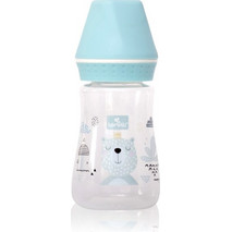 Lorelli Πλαστικό Μπιμπερό με Θηλή Σιλικόνης 0m+ My Friend Blue 125ml