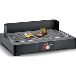 Severin PG 8560 Ηλεκτρική Ψησταριά Σχάρας 2200W με Ρυθμιζόμενο Θερμοστάτη 44.5x26cm