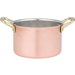 CU Artigiana 12x7. Χάλκινη Κατσαρόλα 5cm 0.80lt