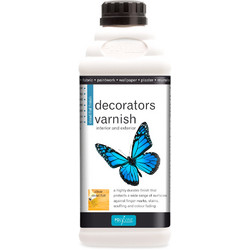 Polyvine Decorators Varnish Βερνίκι Επιφάνειας Ξύλου Νερού Ματ Διάφανο 0.5lt