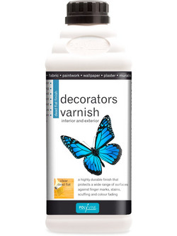 Polyvine Decorators Varnish Βερνίκι Επιφάνειας Ξύλου Νερού Ματ Διάφανο 0.5lt