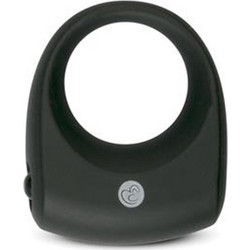 EasyToys Vivid Cock Ring Ελαστικό Δαχτυλίδι Πέους Σιλικόνης με Δόνηση 3cm Μαύρο