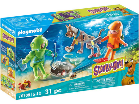 Playmobil Scooby-Doo! Περιπέτεια με τον Ghost Diver για 5-12 Ετών 70708