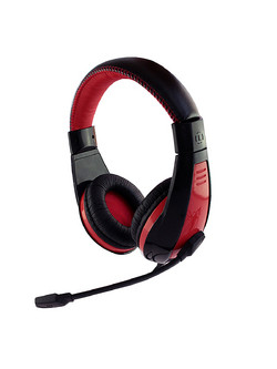 Media-Tech Nemesis Gaming Headset On Ear Black Red