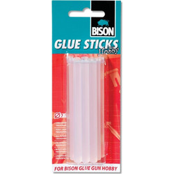 Ράβδοι κόλλας πολλαπλής χρήσης (12 Τεμ) Bison Glue Sticks διάφανα 12x7mm - Bison (66428)