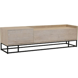 Liberta Έπιπλο Τηλεόρασης Ξύλινο Sonoma Μ160xΠ39.5xΥ45cm 05-0456