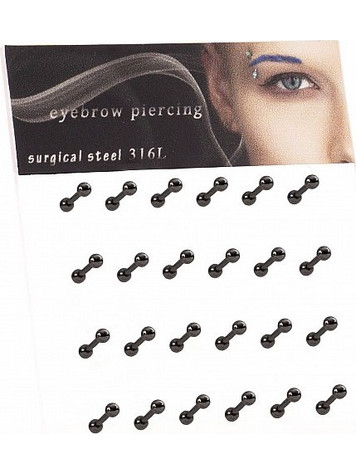 RO Accessories Ανδρικό Σκουλαρίκι Φρυδιού F215621 24τμχ