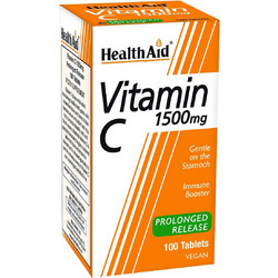 Health Aid Vitamin C 1500mg Prolonged Release 100 Ταμπλέτες