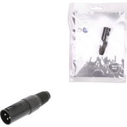 NEDIS COTP15900BK XLR Connector XLR 3-pin Male Black