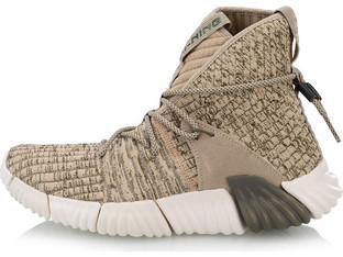 Li-Ning Wukong Ανδρικά Sneakers Μποτάκια Μπεζ AGLN131-2