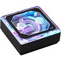 ALPHACOOLS ICE BLOCK XPX AURORA EDGE PLEXI BLACK, CPU COOLER TRANSPARENT / BLACK