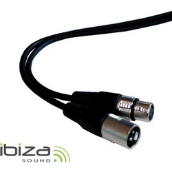 Microphone or DMX wire XLR plug, XLR socket (10m)