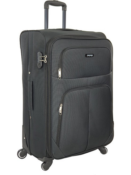 Playbags Collection FW877-28 Βαλίτσα Μεγάλη 78x45x27cm με 4 Ρόδες Μαύρη