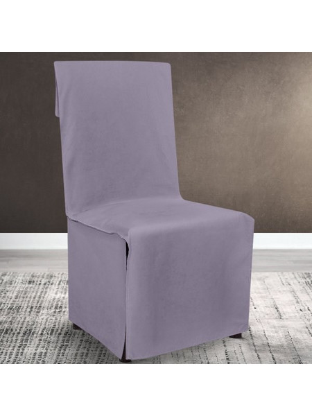 Κάλυμμα Καρέκλας Μονόχρωμο Renas 203 Lilac Lino Home Λιλά