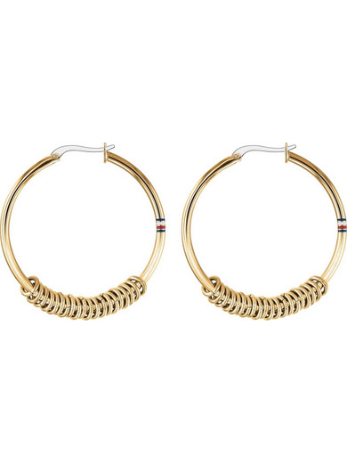 Tommy Hilfiger Γυναικεία Σκουλαρίκια Κρίκοι από Ατσάλι Χρυσά 2780215