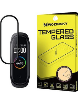 Wozinsky 5D Tempered Glass 0.3mm Μαύρο Xiaomi Mi Band 4 / Mi Band 3