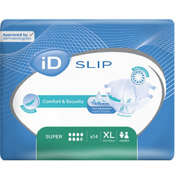 iD Slip Comfort & Security Super XLarge Πάνες Ακράτειας 7.5 Σταγόνες 14τμχ