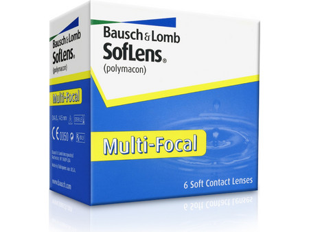 Bausch & Lomb Soflens Multifocal Μηνιαίοι Φακοί Επαφής Πολυεστιακοί Υδρογέλης 6τμχ