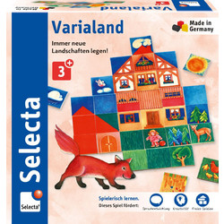 Selecta Varialand Ξύλινο Δημιουργικό Παζλ με Ψηφίδες
