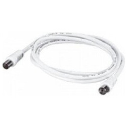 Legrand Καλώδιο Κεραίας Coax Male to Coax Female 2m White 091024