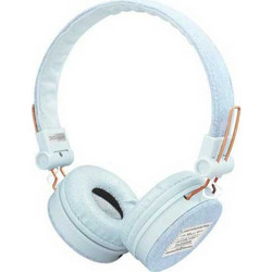 Trust Fyber Denim Ενσύρματα Ακουστικά On Ear Γαλάζια