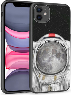 Θήκη iPhone 11 Black TPU - Astronaut