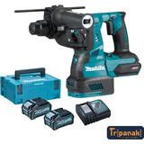 Makita HR003GM201 Κρουστικό Περιστροφικό Κατεδαφιστικό Πιστολέτο Μπαταρίας με 2 Μπαταρίες και SDS Plus