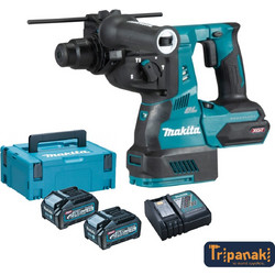 Makita HR003GM201 Κρουστικό Περιστροφικό Κατεδαφιστικό Πιστολέτο Μπαταρίας με 2 Μπαταρίες και SDS Plus
