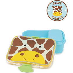Skip Hop Zoo Καμηλοπάρδαλη Πλαστικό Παιδικό Σετ Δοχείο Φαγητού Πολύχρωμο 700ml
