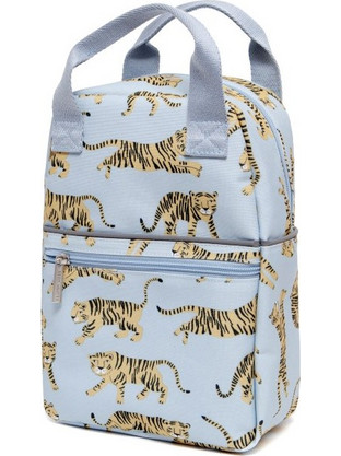 Petit Monkey Tigers Σχολική Τσάντα Πλάτης Νηπιαγωγείου Γκρι PTM-BP7-S