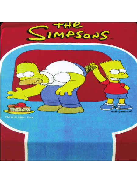 Κουβέρτα βελουτέ Simpsons 160x220 91008-2