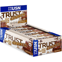 USN Trust Crunch Bar Fudge Brownie 60gr 12τμχ