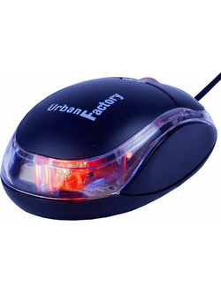 Urban BDM02UF Ενσύρματο Ποντίκι Black