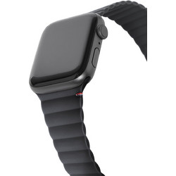 Decoded Magnetic Traction Lite Λουράκι Σιλικόνης Charcoal (Apple Watch 42 / 44 / 45mm)